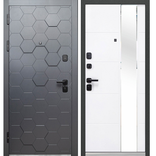 картинка Дверь мет. Luxor 2МДФ 3Д (860мм) левая от магазина ТНП