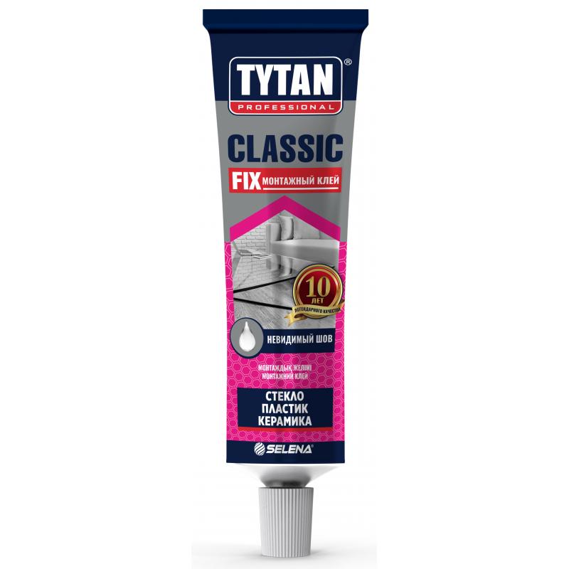 картинка TYTAN клей монтажный CLASSIC FIX прозрачный, 100 мл от магазина ТНП