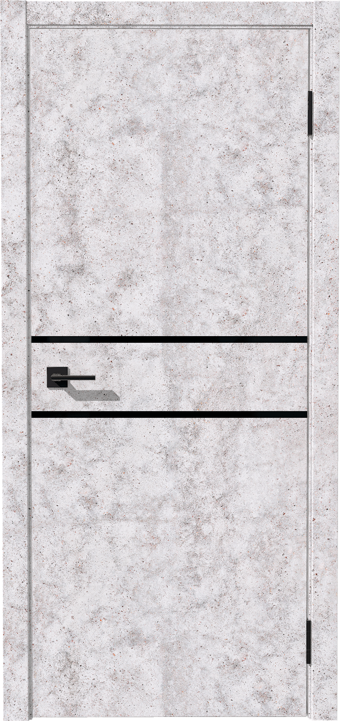 картинка Дверное полотно остекленное Ирис Бетон, 700мм от магазина ТНП