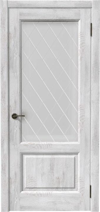 картинка Дверное полотно остекленное Лира  (ст.Ромб) Ель альпийская  800мм от магазина ТНП