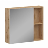 картинка Шкаф-зеркало Craft 80 левый/правый ДоминоDCr2204HZ от магазина ТНП
