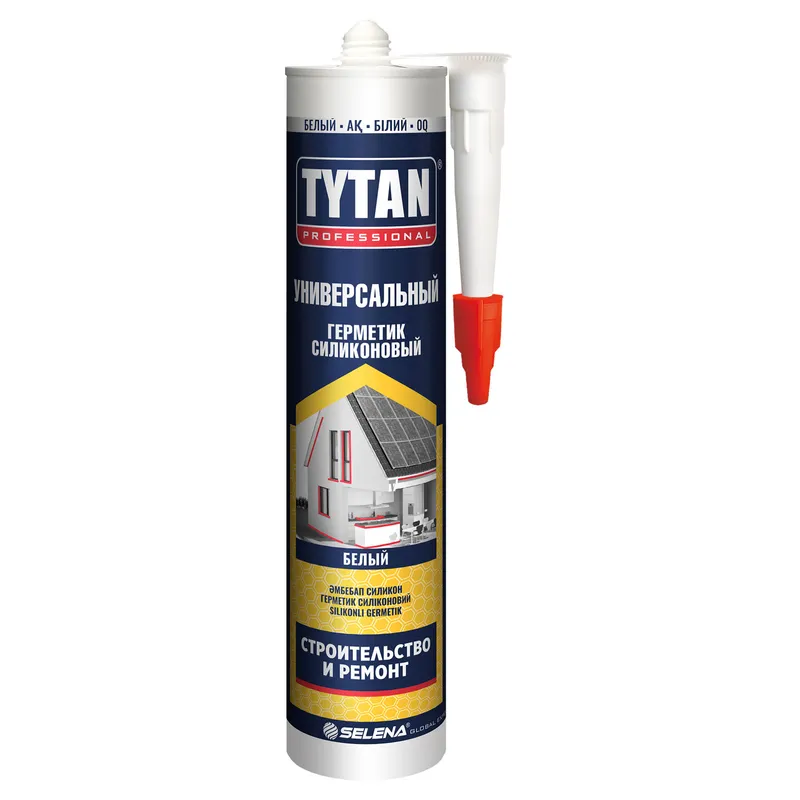 картинка Tytan Professional силикон универсальный, белый, 280 мл (TR) от магазина ТНП