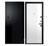 картинка Дверь ОРФЕЙ-620 (Софт черный 263 Софт айс 263 Сатин черный 860*2050 R) от магазина ТНП