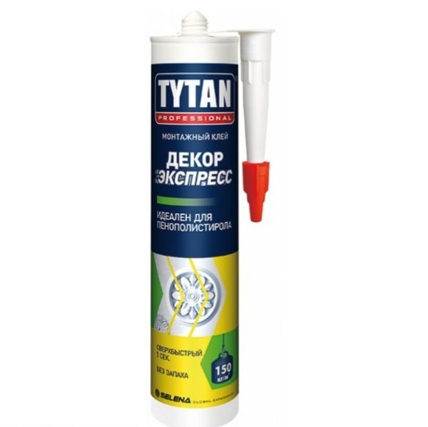 картинка Монтажный клей TYTAN Экспресс ДЕКОР (310 мл) белый от магазина ТНП