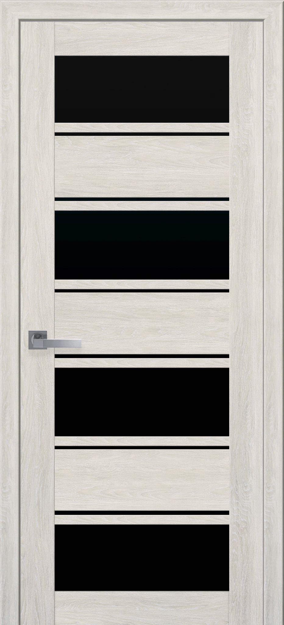 картинка Дверное полотно МДФ ПВФ Ультра Мода El7osmk-BLK (2000x700x34 мм) от магазина ТНП