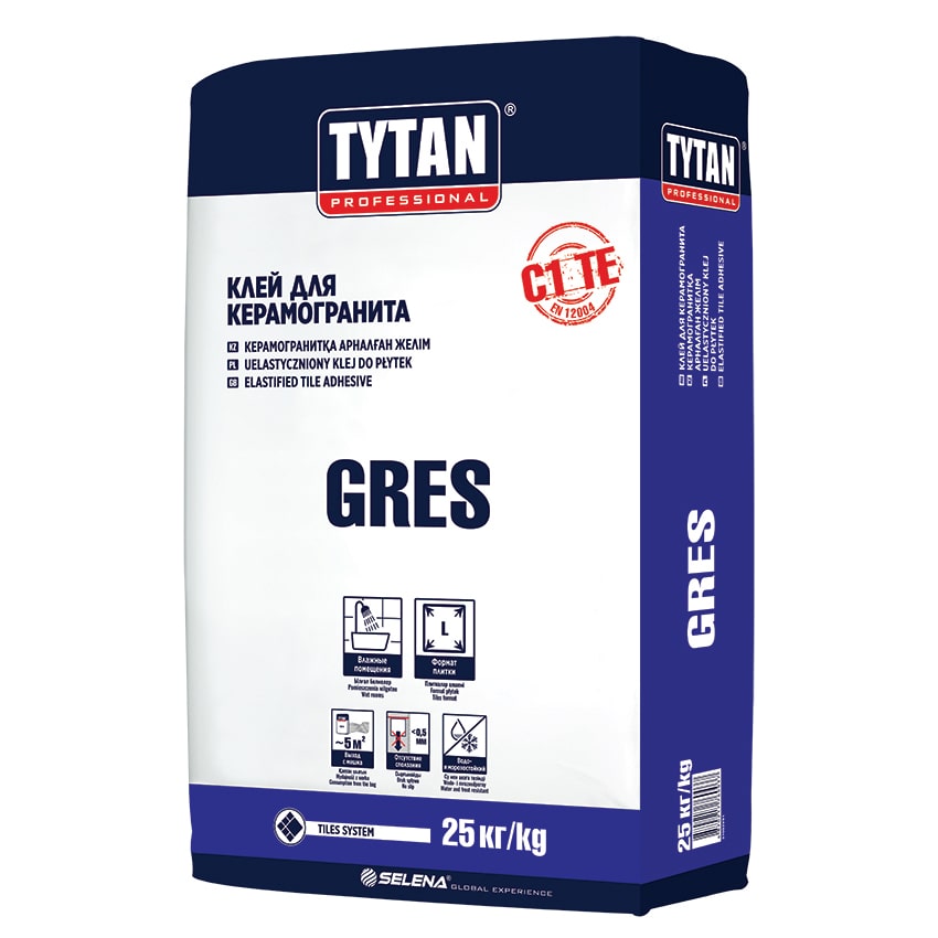 картинка TYTAN GRESS клей плиточный (25кг) от магазина ТНП