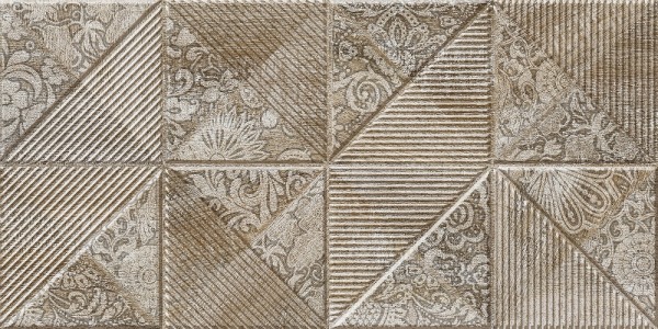 картинка ВК Астерия 2 коричневый (плитки керам.глаз.для стен фризовые 300*600) 1 сорт (1,62м2) от магазина ТНП