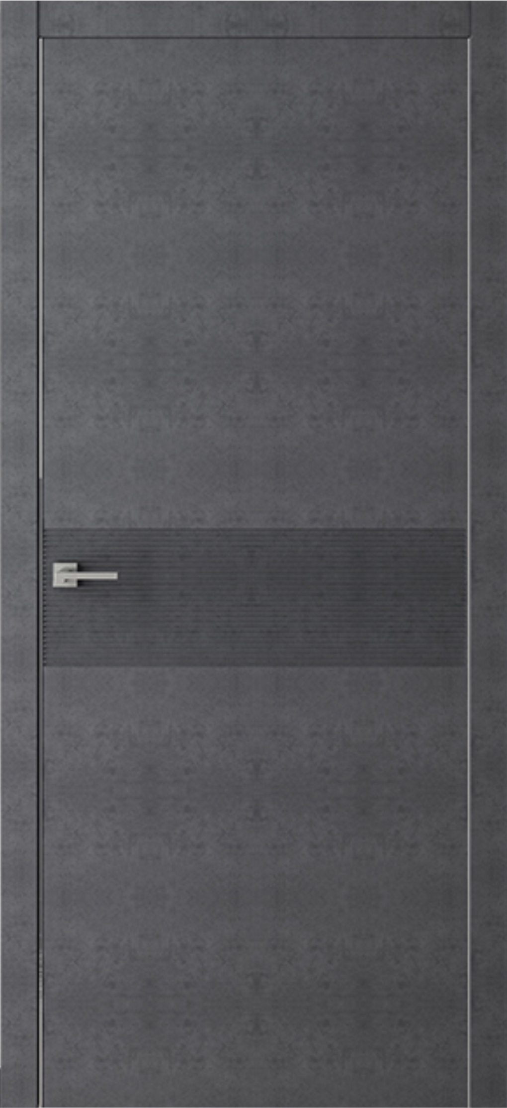картинка LINE 02 полотно дверное ПВХ 600 бетон темный от магазина ТНП