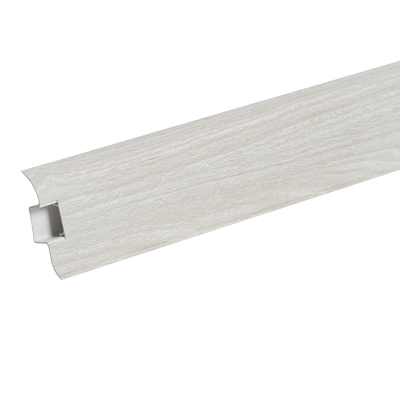 картинка Плинтус напольный 55мм 2,5м "Идеал Комфорт", 252 Ясень белый от магазина ТНП