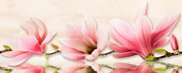 картинка ВК Мираж серо-розовый (плитки керам.глаз.для стен фризовые 200*500) 1 сорт от магазина ТНП