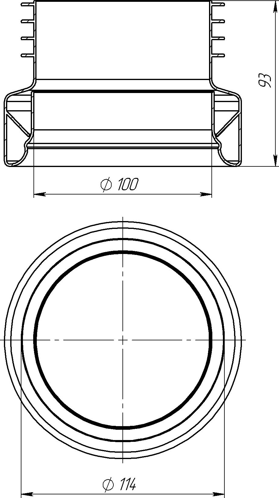 Каталог Aquant Манжета для унитаза прямая (3922900000) от магазина ТНП ...
