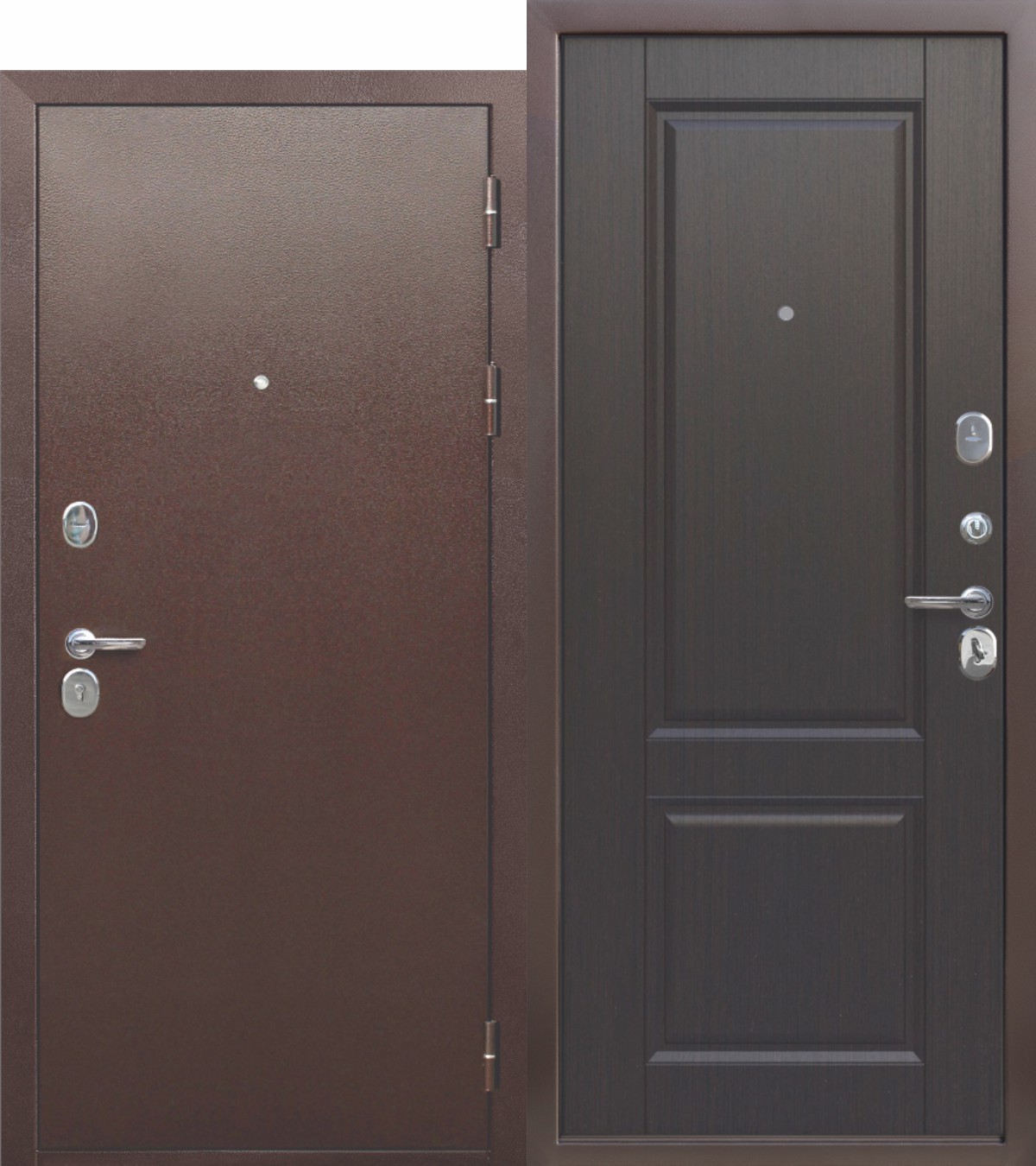картинка Дверь мет. 9 см Медный антик Темный кипарис (860мм) правая/Ф1 от магазина ТНП