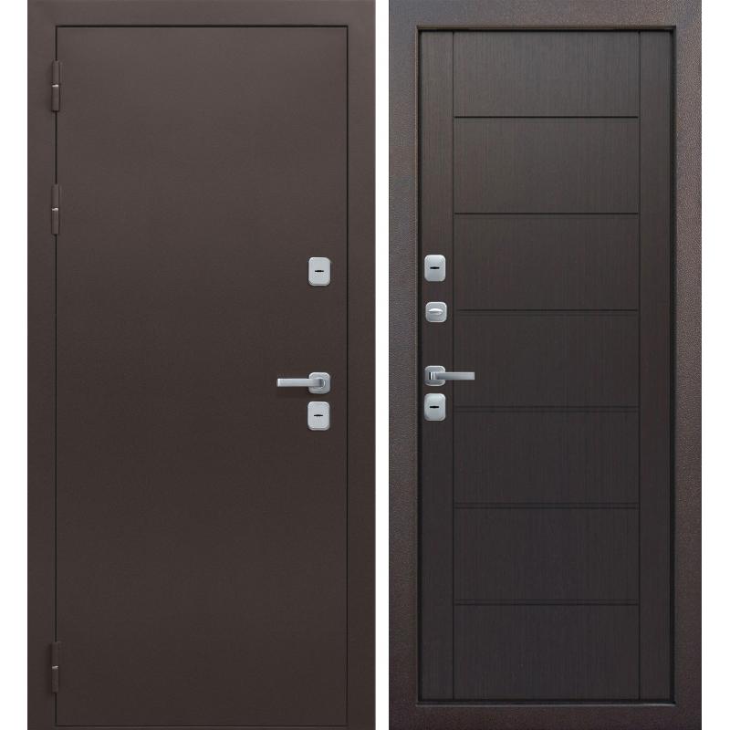 картинка Дверь мет. 11 см ISOTERMA Медный антик Темный кипарис (860мм) правая от магазина ТНП