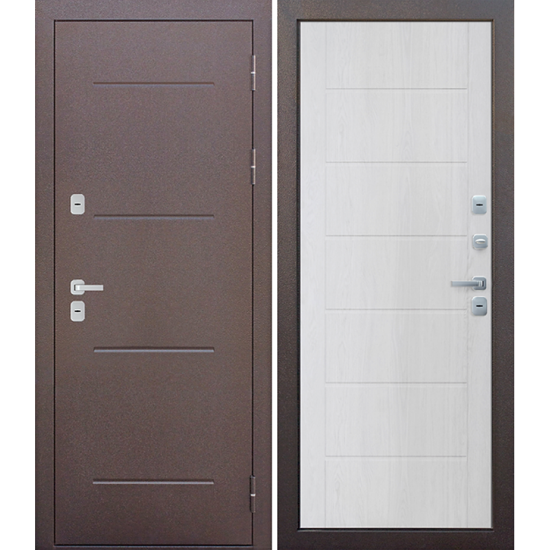 картинка Дверь мет. 11 см ISOTERMA Медный антик Астана милки (960мм) левая/Ф2 от магазина ТНП