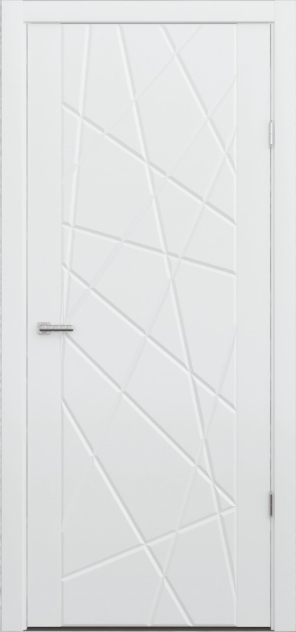 картинка LINE 01 полотно дверное ПВХ 800 белый от магазина ТНП