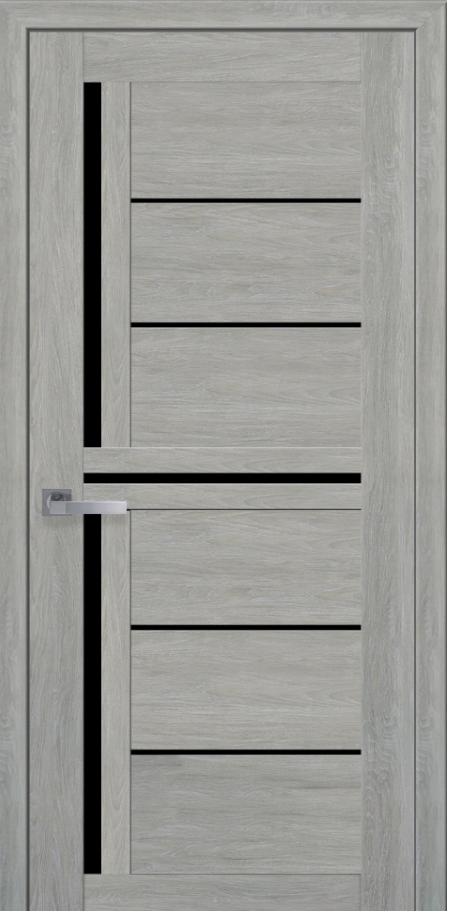 картинка Дверное полотно МДФ ПВХ  Ультра Мода Dn7osmk-BLK (2000x700x34 мм) от магазина ТНП