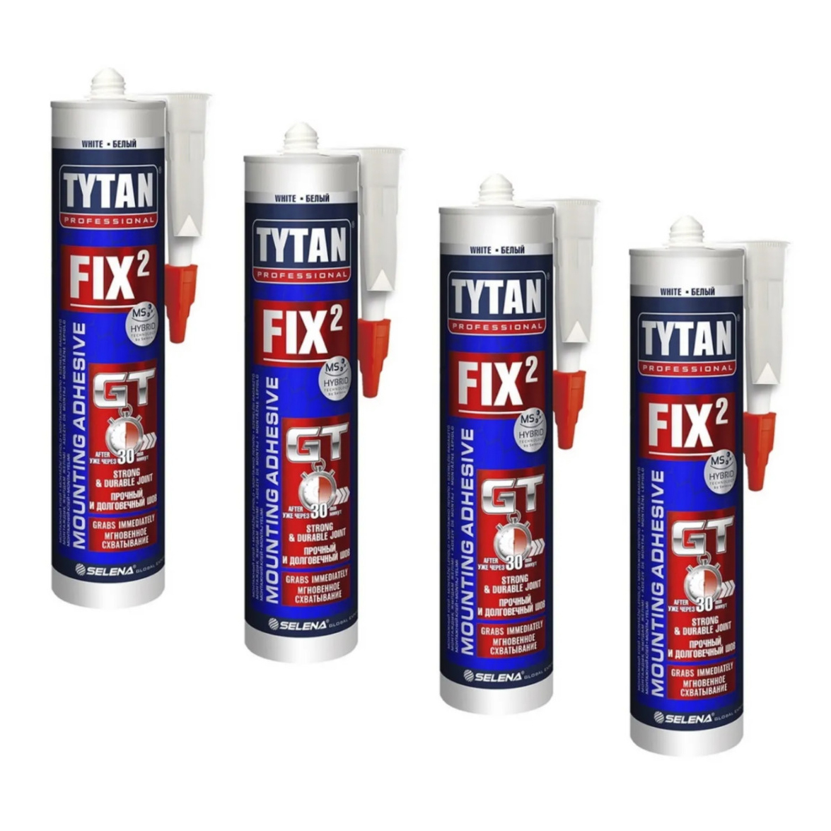 картинка TYTAN клей монтажный Fix² GT, 290 мл (РФ) от магазина ТНП
