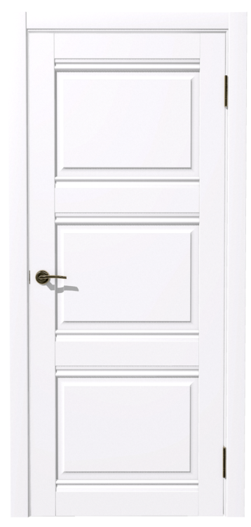 картинка Дверное полотно глухое Альфа ПВХ Софт тач (white) 800мм от магазина ТНП