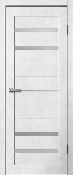 картинка В3 Полотно дверное 600 бетон светлый МАТОВОЕ СТЕКЛО от магазина ТНП