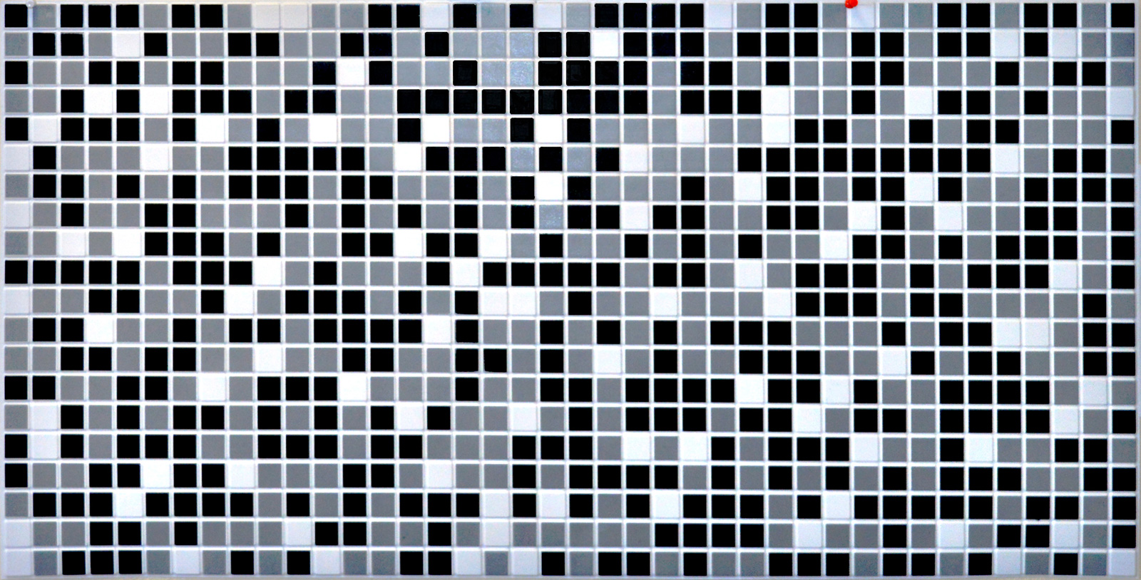 картинка Панель ПВХ Мозаика черная 955*480 мм, от магазина ТНП