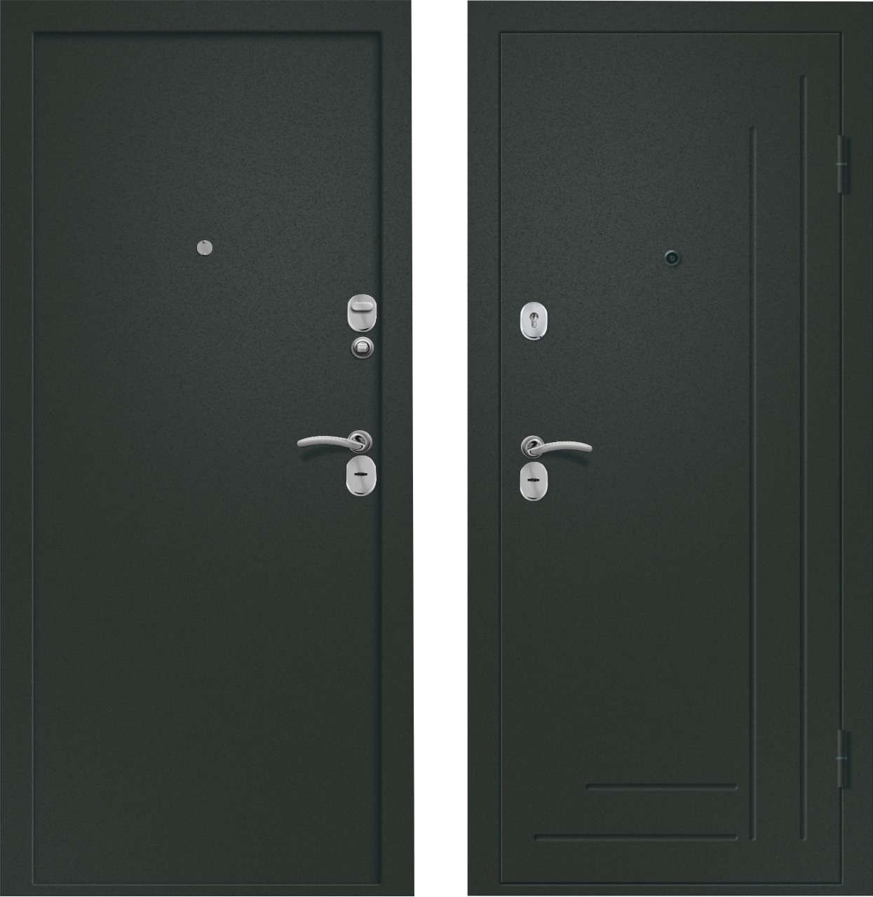 картинка Дверь ОДИССЕЙ-100 (Серебро темное 880*2050 R)   от магазина ТНП