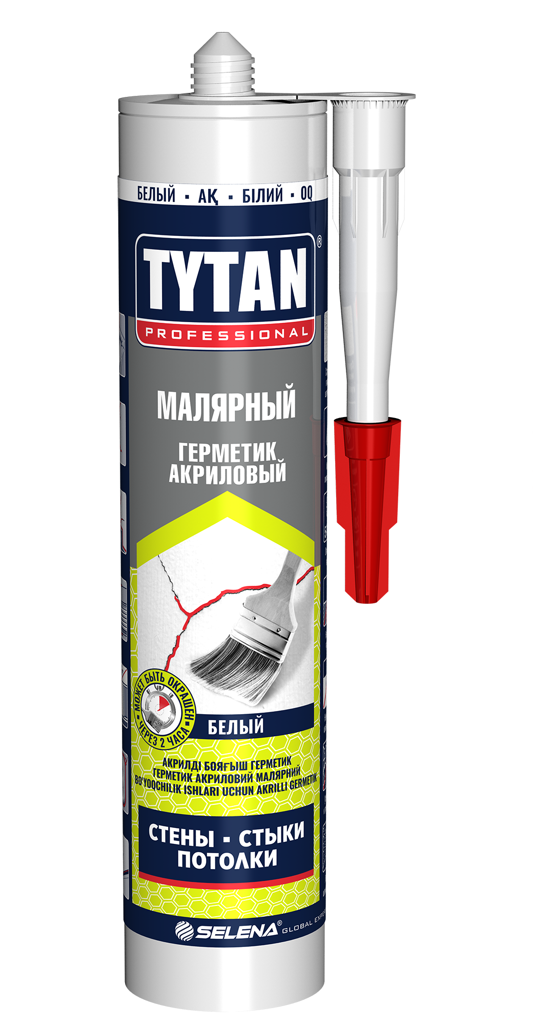 картинка TYTAN герметик акриловый малярный (280 мл) белый от магазина ТНП