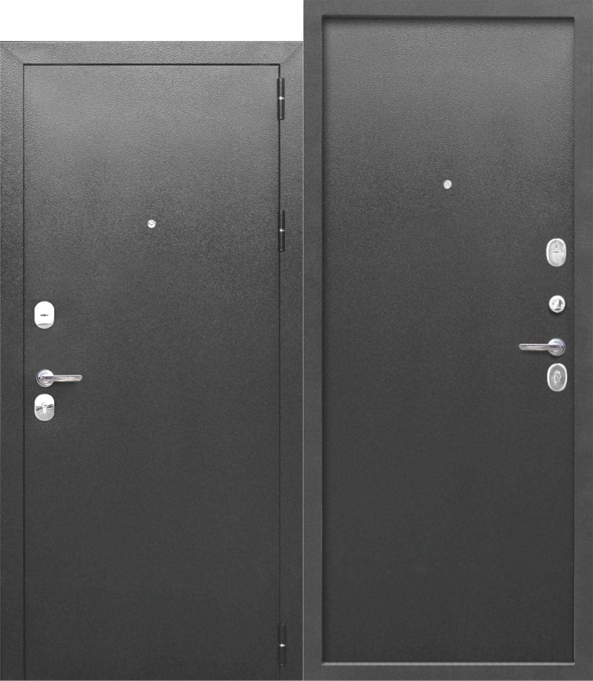 картинка Дверь мет. 9 см Серебро металл/металл (860мм) левая/Ф2 от магазина ТНП