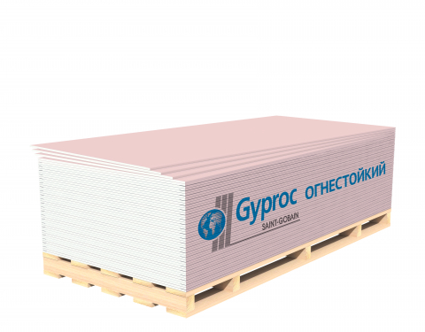 картинка Gyproc FR (GBF) 2500*1200*12,5 огнестойкий от магазина ТНП