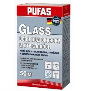 картинка Клей PUFAS EURO 3000 Glass spezial 500гр от магазина ТНП