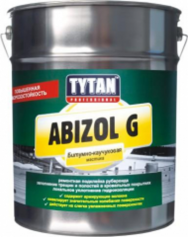 картинка Мастика битумно-каучуковая TYTAN ABIZOL G (5кг) от магазина ТНП