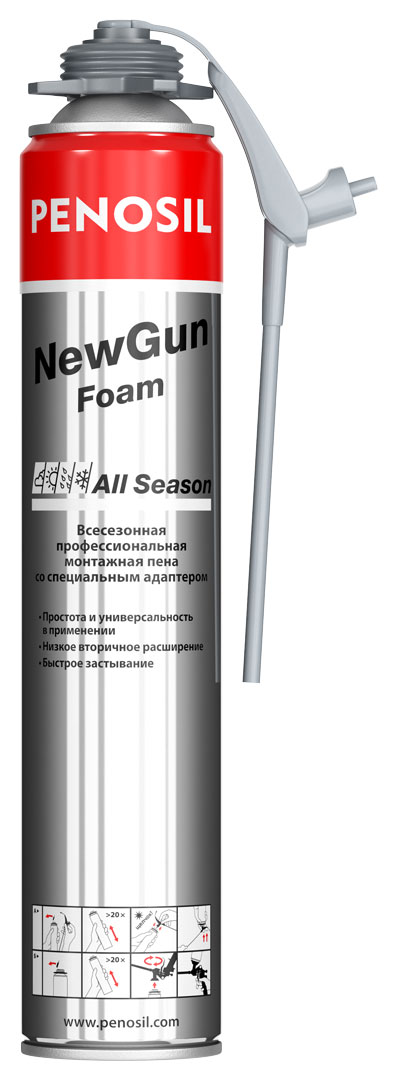 картинка PENOSIL NewGum All Season всесезонная монтажная пена, 750 мл от магазина ТНП