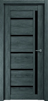 картинка L21 Полотно дверное 900 дуб стоунвуд 3D МИКРОФЛЕКС (ЧЕРНОЕ СТЕКЛО) от магазина ТНП