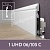 картинка Плинтус напольный из полимера ультравысокой плотности 1 UHD 06/105C, белый, 2.4м от магазина ТНП