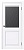 картинка Дверное полотно остекленное Омега Ромб Софт тач(white) 800мм от магазина ТНП