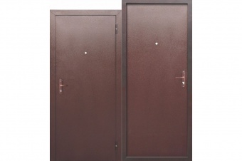 картинка Дверь мет. Стройгост 5 РФ металл/металл (860мм) левая (ППС) от магазина ТНП