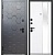 картинка Дверь мет. Luxor 2МДФ 3Д (860мм) левая от магазина ТНП