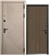 картинка Дверь мет. Luxor 2МДФ Геометрия (860мм) левая от магазина ТНП