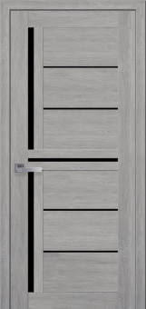 картинка Дверное полотно МДФ ПВХ  Ультра Мода Dn6osmk-BLK (2000x600x34 мм) от магазина ТНП