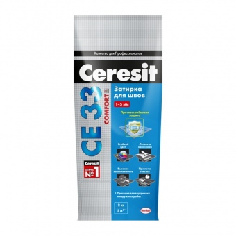 картинка Затирка д/швов Ceresit CE33 Comfort Caramel, 2кг/12/ от магазина ТНП