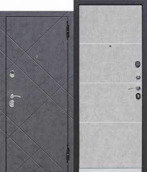 картинка Дверь мет. 9 см Бруклин Бетон пепельный (860мм) левая от магазина ТНП