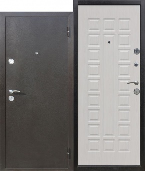 картинка Дверь металлическая Йошкар Беленый дуб (860R) от магазина ТНП