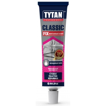 картинка TYTAN клей монтажный CLASSIC FIX прозрачный, 100 мл от магазина ТНП