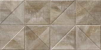 картинка Плитка декор Астерия 1 коричневый (плитка керам.глаз. для стен 300*600) 1 сорт (1,62м2) от магазина ТНП