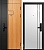 картинка Дверь ОРФЕЙ-711 NEW (Вишня Оксфорд + Черная soft Силк сноу 90 молдинг черный Букле черный 860*2050 R от магазина ТНП