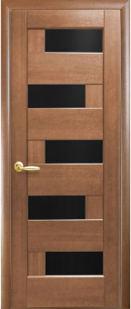 картинка Дверное полотно МДФ ПВХ Ностра BLK P7za (2000x700x40 мм) от магазина ТНП