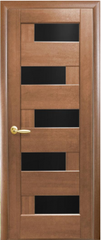 картинка Дверное полотно МДФ ПВХ Ностра BLK P8za (2000x800x40 мм) от магазина ТНП