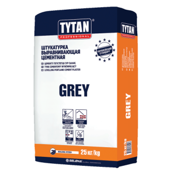 картинка TYTAN GREY BS33 штукатурка цементная (25кг) от магазина ТНП