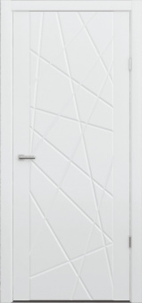 картинка LINE 01 полотно дверное ПВХ 800 белый от магазина ТНП