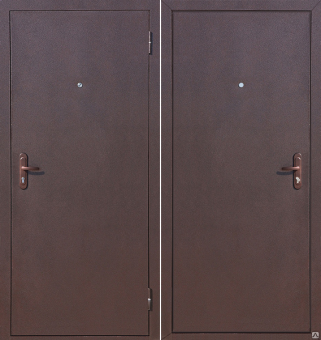 картинка Дверь металлическая Стройгост 5-1 Металл/Металл (980*2060R) от магазина ТНП