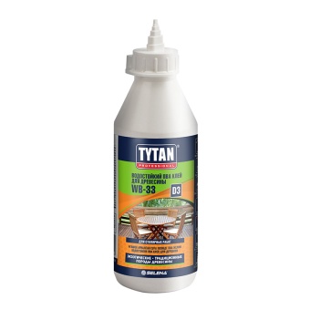 картинка Tytan Professional клей ПВА D3 водостойкий для дерева WВ-33 (500 мл) от магазина ТНП